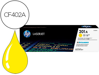 TONER HP COLOR LASERJET PRO MFP M277 / M274 / M252 AMARILLO 1400 PAGINAS