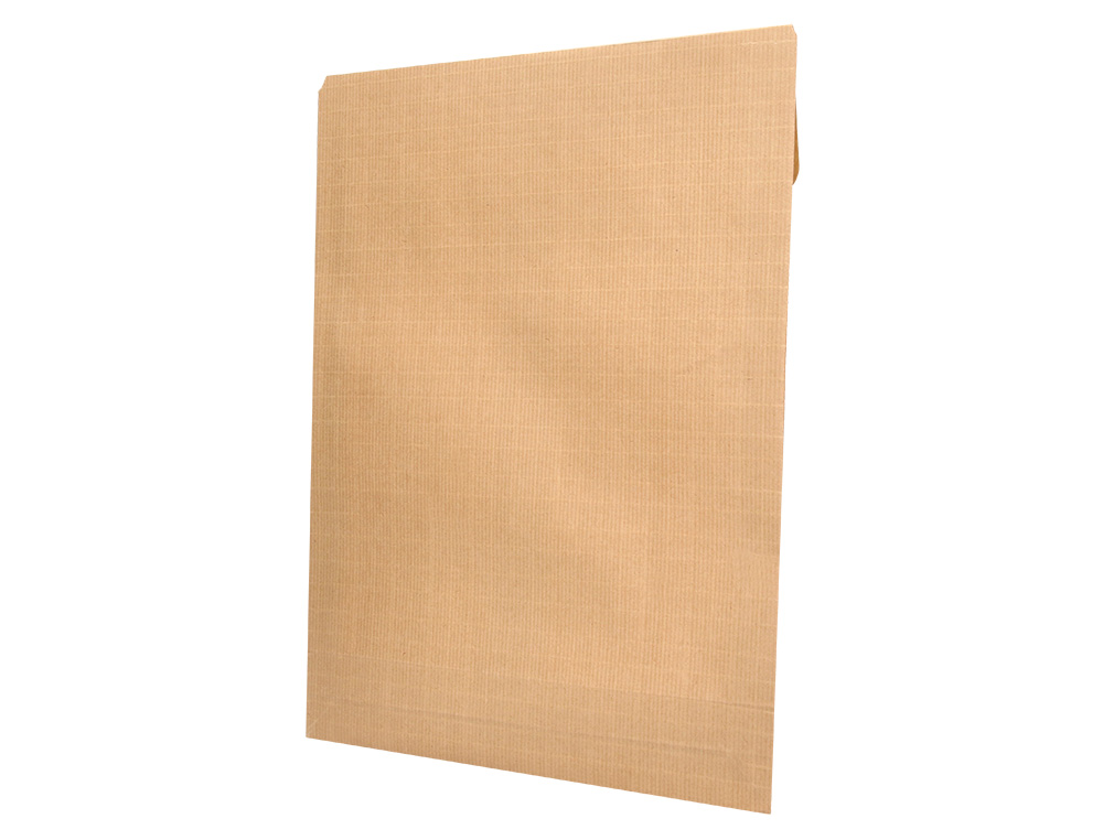 SOBRE LIDERPAPEL BOLSA FUELLE KRAFT 250X353X30 MM SOLAPA TIRA DE SILICONA PAPEL 120GR CAJADE 50 UNIDADES