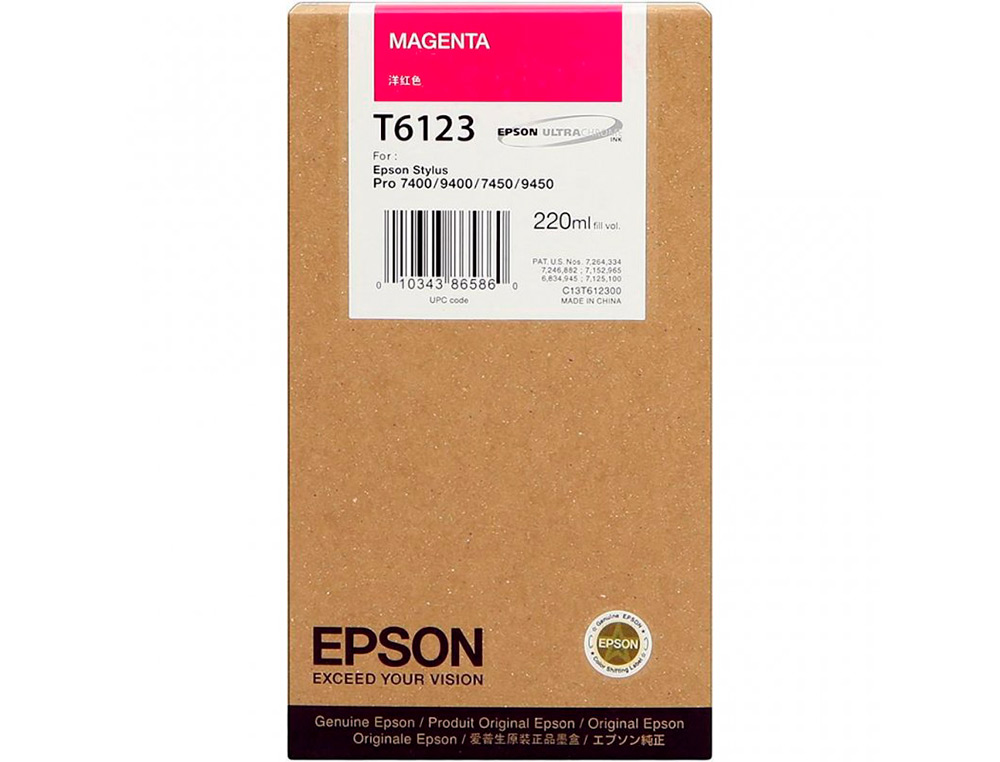 INK-JET EPSON GF STYLUS PHOTO 7450/9450/7400/9400 MAGENTA ALTA CAPACIDAD