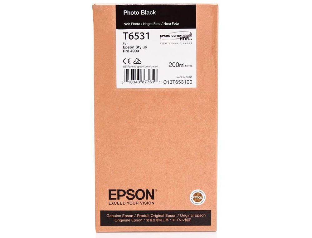 INK-JET EPSON GF STYLUS PRO-4900 NEGRO FOTO 200 ML