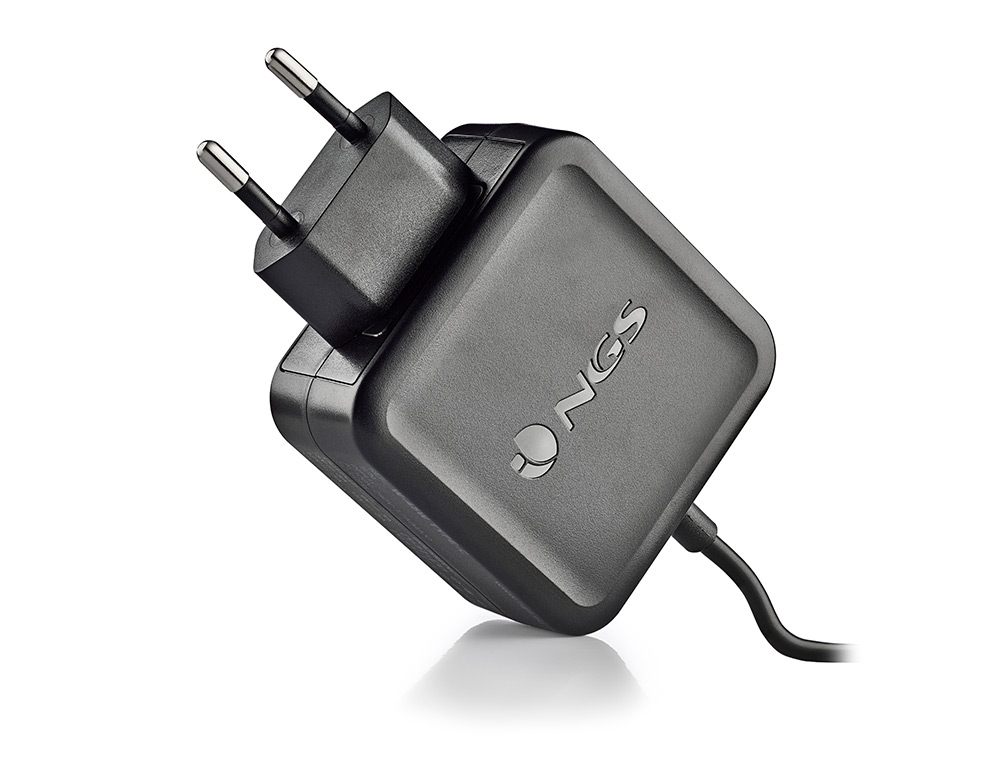 CARGADOR UNIVERSAL NGS DE PARED PARA PORTATIL 45W TIPO C 5V/9V/12V/15V-3A 20V/2,25A