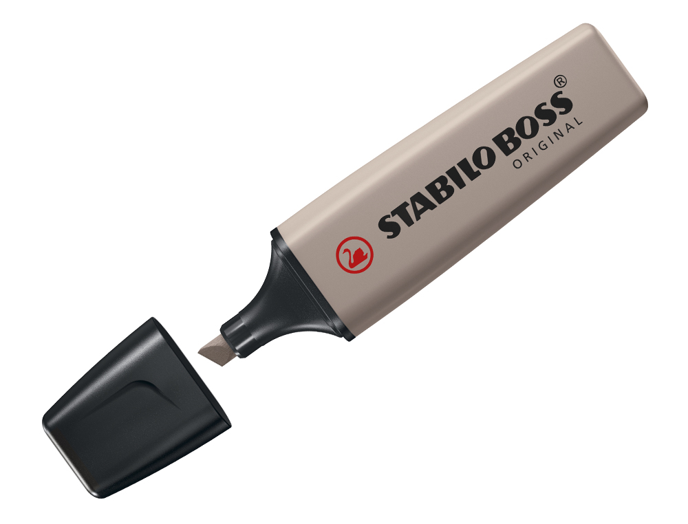 ROTULADOR STABILO BOSS ORIGINAL FLUORESCENTE NATURE COLORS GRIS CALIDO