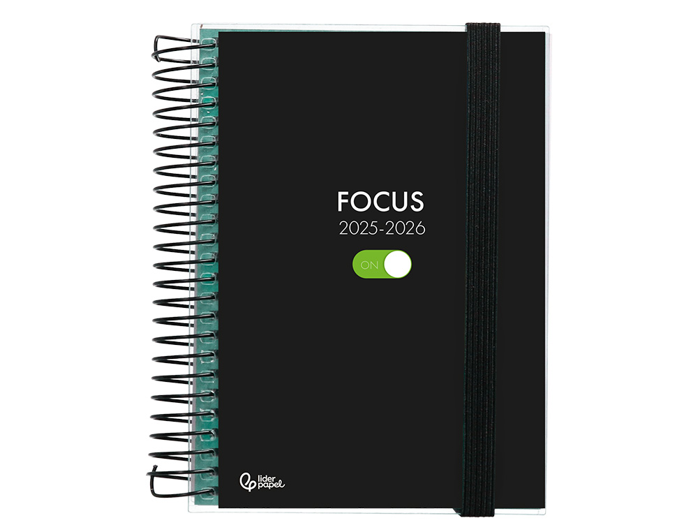 AGENDA ESCOLAR LIDERPAPEL 25-26 ESPIRAL PERSONALIZABLE SEMANA VISTA A5 BILINGÜE PAPEL FSC 70 GR