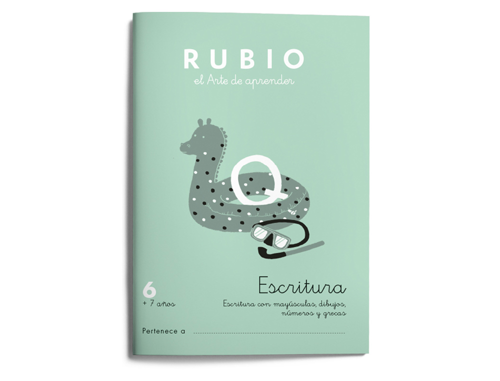 CUADERNO RUBIO CALIGRAFIA Nº 6