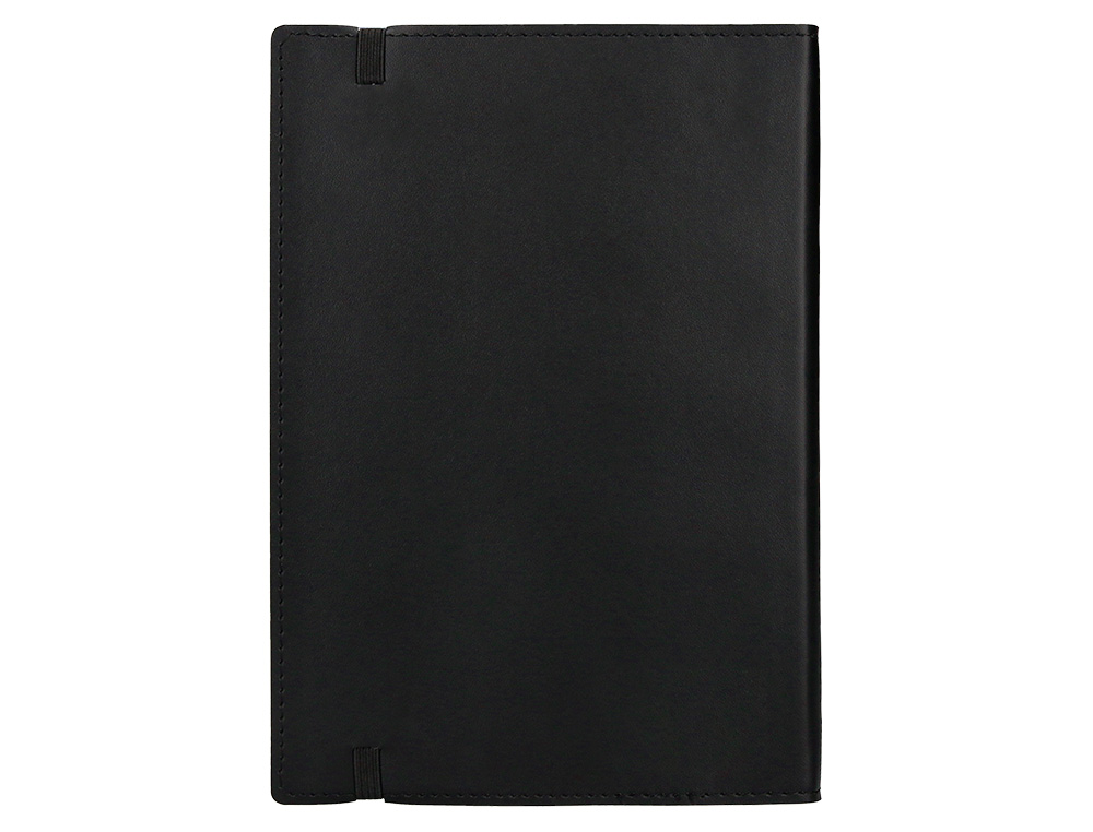 LIBRETA INDICE LIDERPAPEL SIMILPIEL A5 120 HOJAS 70G/M2 COLOR NEGRO