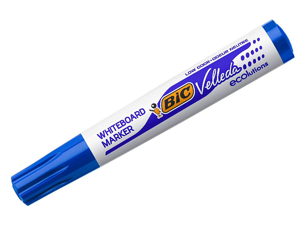 ROTULADOR BIC VELLEDA PARA PIZARRA AZUL PUNTA REDONDA 1,3 MM