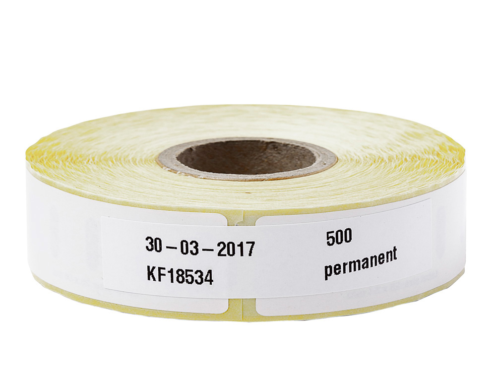 ETIQUETA ADHESIVA REMOVIBLE Q-CONNECT KF18534 COMPATIBLE DYMO 11355 TAMAO 27,5X51 MM CAJA CON 500 ETIQUETAS