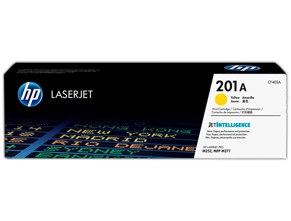 TONER HP COLOR LASERJET PRO MFP M277 / M274 / M252 AMARILLO 1400 PAGINAS